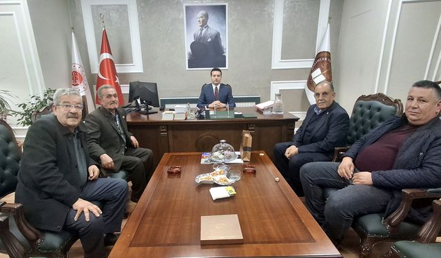 Beypazarı Muhtarlar Derneğinden Cumhuriyet başsavcısına ziyaret