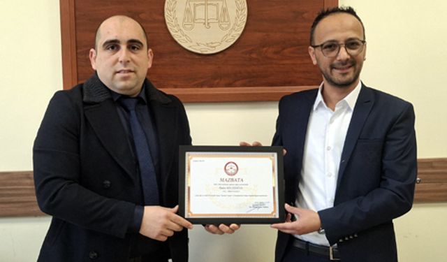 Terziler Odasının yeni Başkanı Önder Keleşoğlu mazbatasını aldı