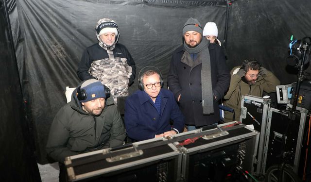 Kars Valisi Ziya Polat’tan “Veliaht” dizisi setine ziyaret