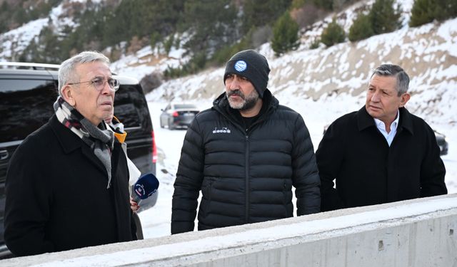 Mansur Yavaş Çamlıdere ve Eğrekkaya barajlarındaki çalışmaları yerinde inceledi