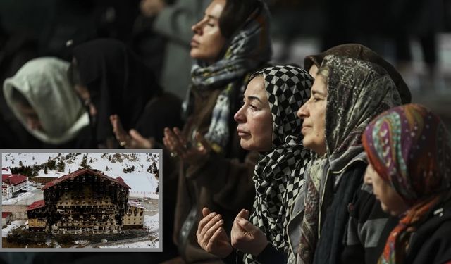 Ankara'da 78 kişiye mezar olan yangının yıl dönümünde mevlit okutuldu