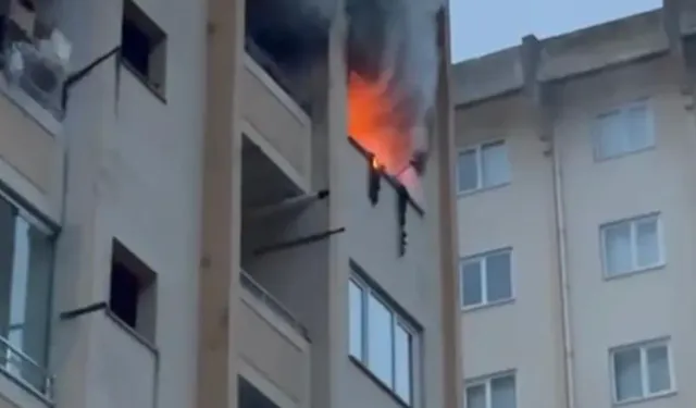 Giresun Merkez Batlama TOKİ'de yangın