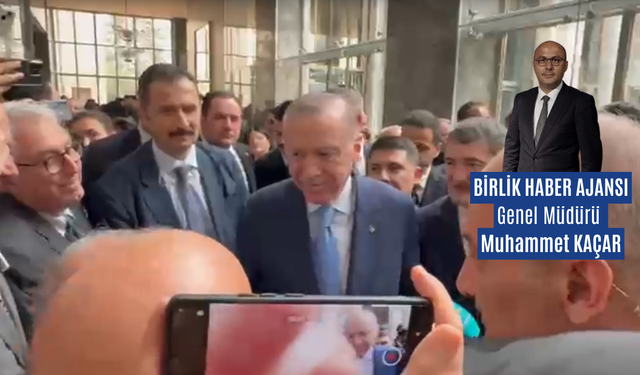 Cumhurbaşkanı Erdoğan grup toplantısı sonrası gazetecilerle sohbet etti