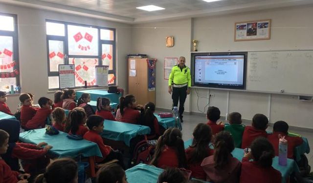 Burdur’da miniklere trafik güvenliği eğitimi