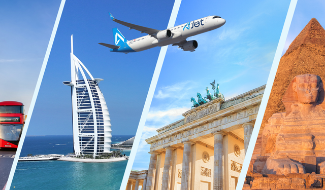 AJet’ten yeni yılda 9 dolara yurt dışı seyahati