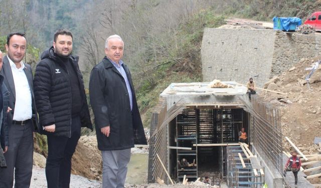 Espiye-Ericek Grup yoluna Milletvekili Ali temür neşteri