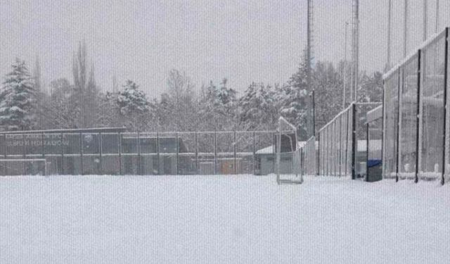 Isparta’da Futbola kar engeli