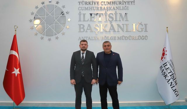 Aksu Belediye Başkanı Yıldırım’dan İletişim Başkanlığı’na ziyaret