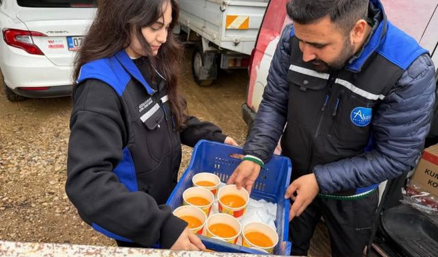 Aksu’da zor günlerde dayanışma