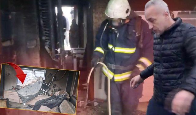 Serik’te sobadan çıkan yangın korkuttu: 1 kişi hafif yaralandı