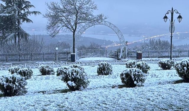 İstanbul’un yüksek kesimlerinde kar etkisini gösterdi