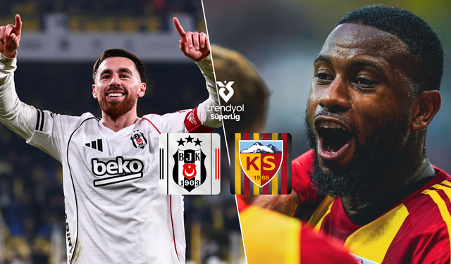 Kartal evinde galibiyet peşinde: Beşiktaş, Kayserispor’u ağırlıyor
