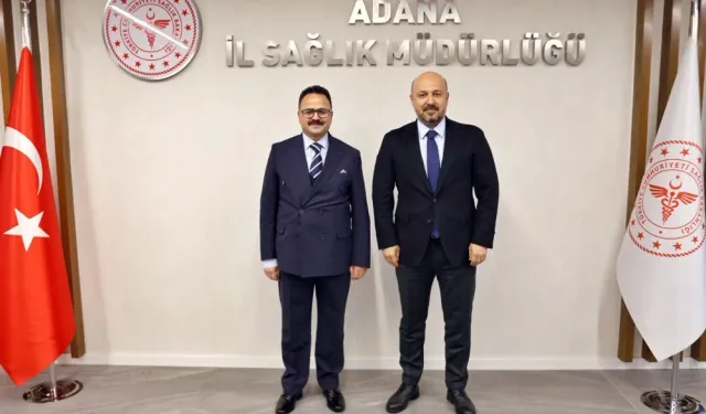 Çukurova Kaymakamı Alkan, Uzm. Dr. Halil Nacar’ı ziyaret etti