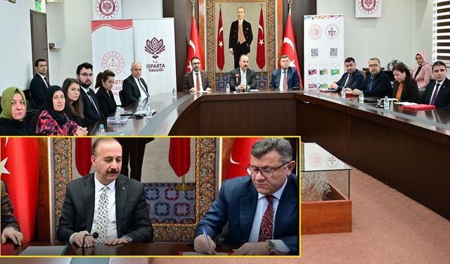 Isparta’da iki önemli projenin protokolü imzalandı