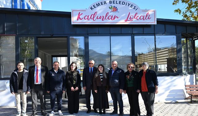 Kemer Belediyesi Kadınlar Lokali açılıyor