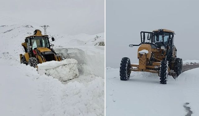 Batman Sason'da karla mücadele hız kesmeden devam ediyor