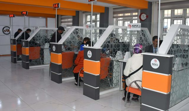 Kars’ta Nüfus Hizmetlerinde başarı: Kimlik kartında %100 orana ulaşıldı