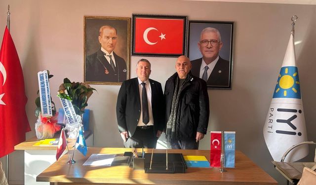 Burhan Alibeyoğlu’ndan İYİ Parti’nin yeni başkanı Yeşilbağ’a "tam destek" ziyareti