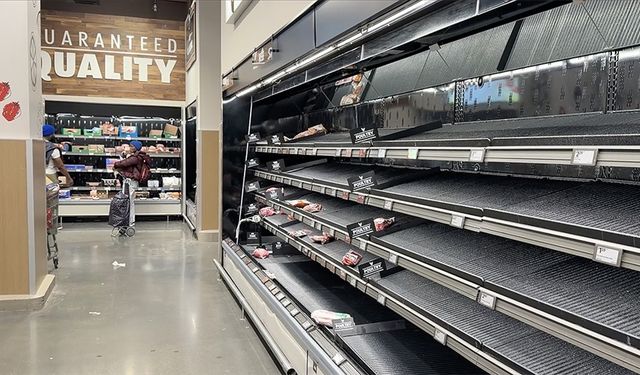 Kutup soğuğu alarmı verilen ABD’de marketlerde raflar boşaldı