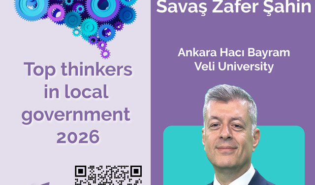 Prof.Dr. Savaş Zafer Şahin, Dünyanın Yerel Yönetimde Kanaat Önderleri listesinde