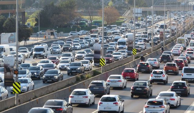 Türkiye’de taşıt sayısı 33,6 milyonu geçti