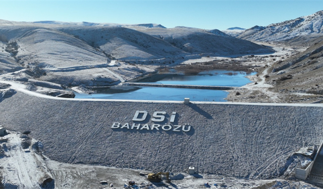 Sivas Ulaş Baharözü Barajı'nda su tutuldu