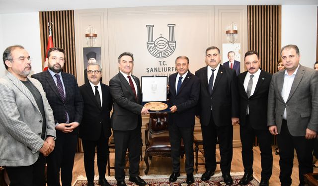 TİMBİR Heyetinden Şanlıurfa Valisi Hasan Şıldak’a ziyaret