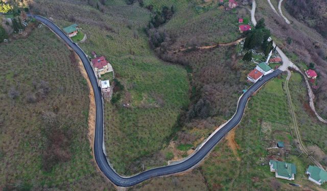 Orhaniye - Boztepe yolu asfaltlandı