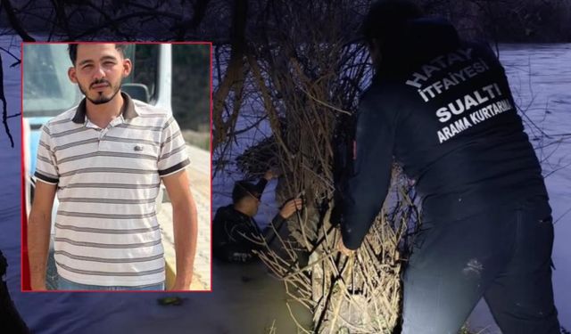 Hatay’da Asi Nehri’ne düşen genç için arama başlatıldı
