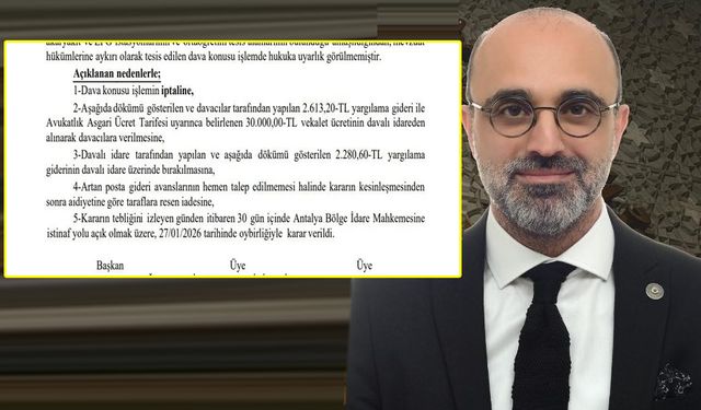 Burdur’da içkili yer bölgesi kararı iptal edildi