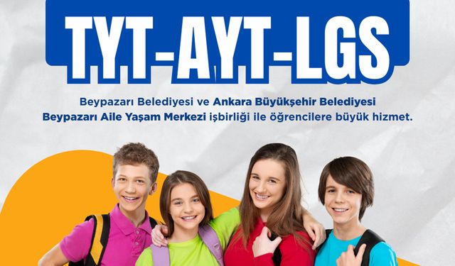 Beypazarı’nda  TYT, AYT ve LGS deneme sınavları düzenlenecek