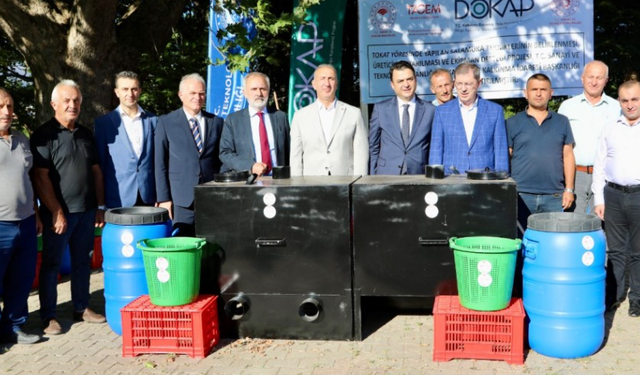 Tokat İlinde Hayata Geçirilen Projenin ekipman dağıtımı gerçekleştirildi