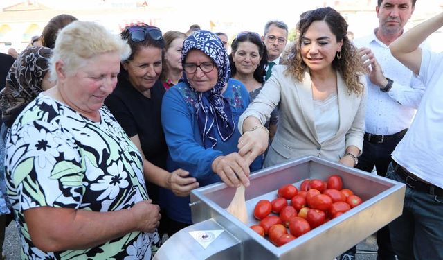 Malkara'da üreticilere makine desteği