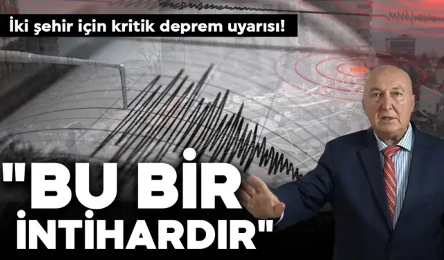 Prof. Dr. Ercan'dan Adana ve Mersin için deprem uyarısı