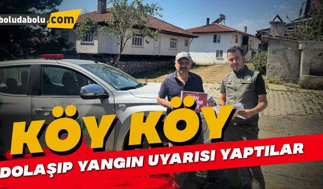 Orman yangını uyarısı