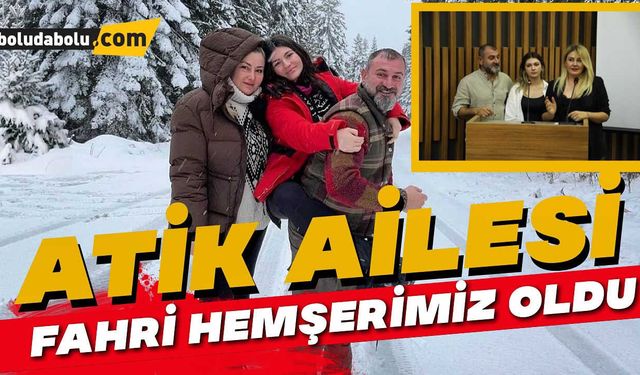 "Atik Ailesi" fahri hemşehrimiz oldu