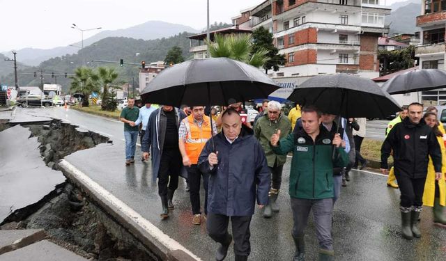 Artvin'de sel ve heyelan teyakkuzu