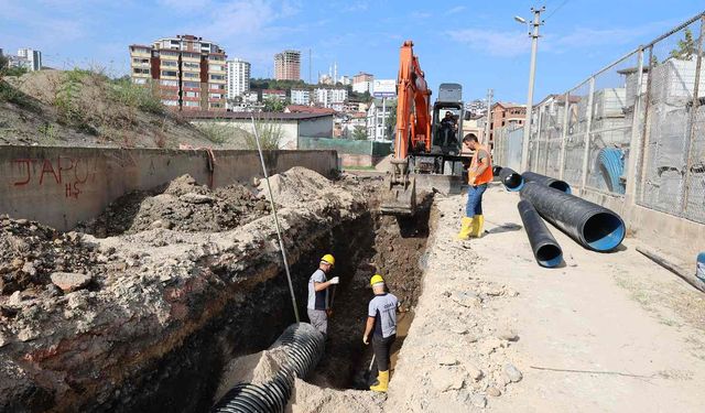 Büyükşehir, Fatsa İlçesi Kurtulmuş Mahallesi'nin altyapısına neşter vurdu