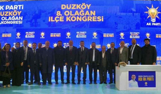 AK Parti Trabzon Düzköy İlçe Kongresi yapıldı