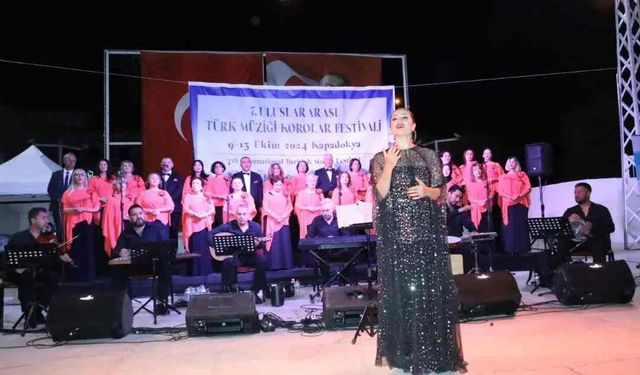 7.Uluslararası Türk Müziği Korolar Festivali Kapadokya'da Başladı