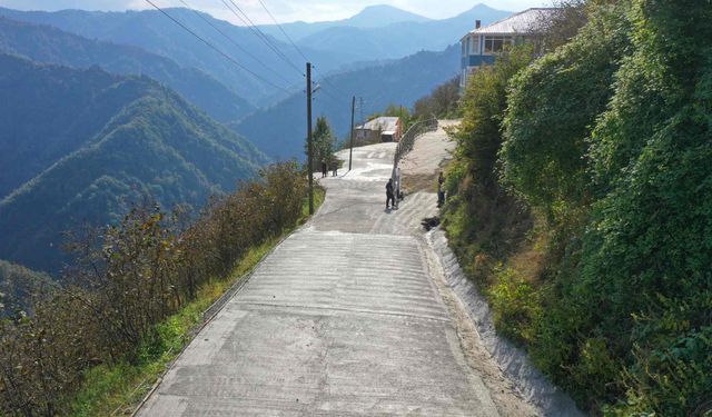 Altınordu'nun en uzak mahallesine ömürlük yol