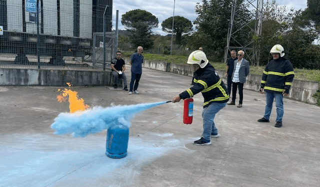 Vatandaşlar yangın konusunda bilinçlendirildi