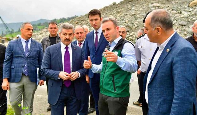 Artvin Valisi Ergün’den Arhavi’ye ziyaret