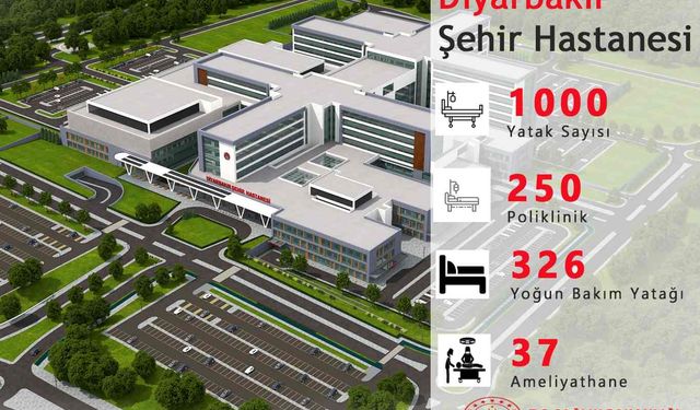 Diyarbakır Şehir Hastanesi bölgeye şifa dağıtacak