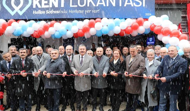 Merzifon Belediyesi Kent Lokantası açıldı