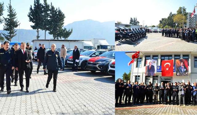 Hatay Büyükşehir Belediyesi'nden Emniyet teşkilatına araç desteği