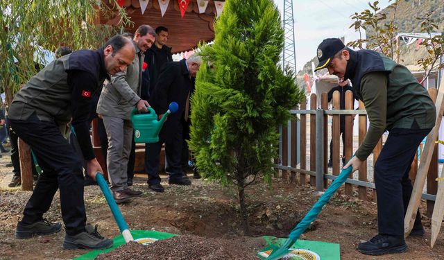 Artvin'de bin fidan toprakla buluştu