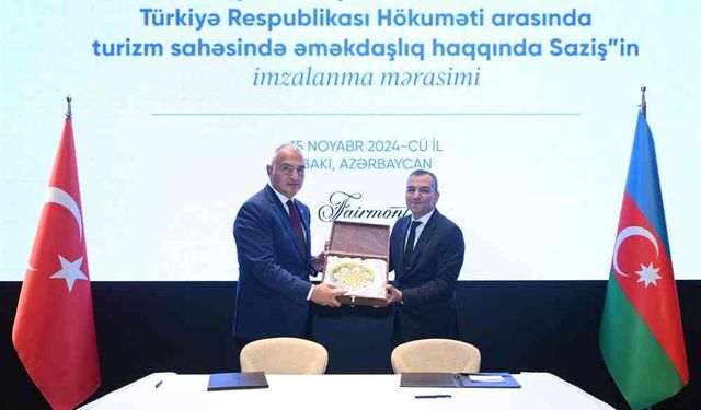 Türkiye ile Azerbaycan arasında Turizm Alanında İşbirliği Anlaşması imzalandı