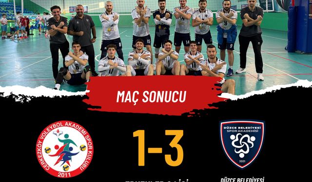 Düzce Belediye voleybol takımı zirvede