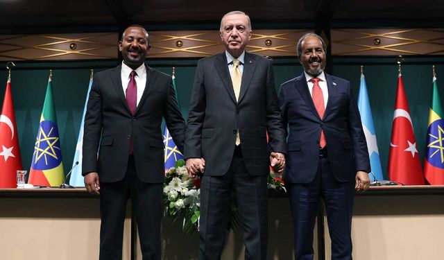 Cumhurbaşkanı Erdoğan, Somali ve Etiyopya arasında barış ve işbirliği için ilk adımı attı